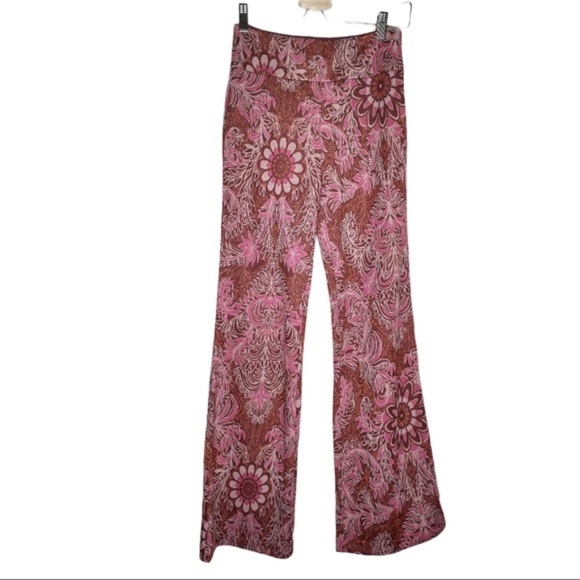 Anthropologie Maeve Maria Jacquard Flare Trousers - Picture 6 of 10
